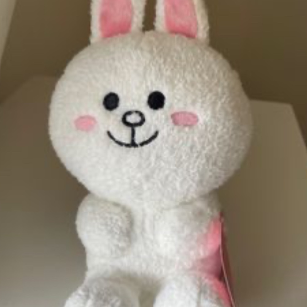 Cony bunny plushy -seated, 7inch (Line friends collectibles)